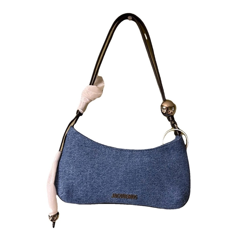 Jacquemus Denim and Black Shoulder Bag